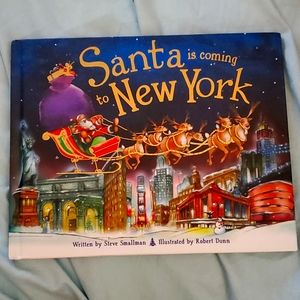Santa is coming to New York childrens book. .